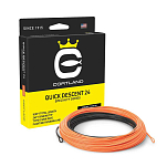 Cortland 473270 Quick Descent 31 m Нахлыстовая Леска Black / Orange Line 7 / 8 