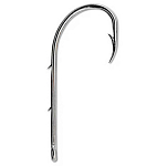Mustad 92247-NI-10-314 Classic Line Round Kendal Baitholder Колючий Одноглазый Крючок 50 единицы измерения Серебристый Nickel 10 