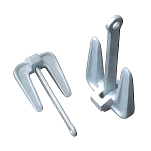 Якорь Холла Haice 19137* 6,3кг 350x210мм из оцинкованной стали для лодки/РИБ/катера до 6м