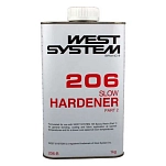 West system 206B-UNIT 206 814ml Стандартный катализатор Clear