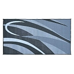 Stylish camping 672-GC1BLKSLVR ковер Graphic GC1  Black / Silver 2.43 x 6 m