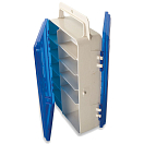 Купить Lineaeffe 6550084 Ящик для рыбалки с секциями 2 Transparent Covers Бежевый Blue 7ft.ru в интернет магазине Семь Футов