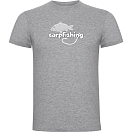 Купить Kruskis CA65500158K038 Футболка с коротким рукавом Carpfishing Серый Heather Grey S 7ft.ru в интернет магазине Семь Футов