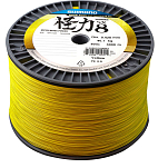 Shimano fishing 59WPLM98S4D Kairiki 8 3000 M Линия Желтый Yellow 0.190 mm 