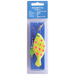 Kinetic F177-254-248 Sabiki Jay Flounder Inline 60g Рыболовное Перо Желтый Yellow / Orange Dots