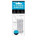 Купить BKK AKBA1121 Assist hook 2 Loop 280 Lbs  White S 7ft.ru в интернет магазине Семь Футов