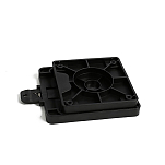 Pike n bass 240335 Swivel Plate PVC Черный  Black 170 x 170 mm 