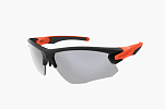 Спортивные очки Demetz Pulsa 2 / Mat Black / Orange Grey With Silver Polarized Mirror Cat.3, pulsa25114gc74