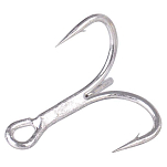 Savage gear 50790 Big Fish Treble Крюк Серебристый Silver 1/0 
