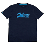 Salmo QPR024 Футболка с коротким рукавом Slider Голубой Dark Blue 2XL