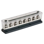 Bep marine DBE-241 Сборная шина Pro Installer Heavy-Duty With Cover 8x Studs 10 mm 3/8´´ 650A 50V DC Black / Silver