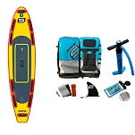 Safe waterman hr100.022 Надувной комплект для падлбординга Patrol Rescue 11´0´´ Yellow / Red 90x55x23 335.3 cm