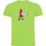 Kruskis CA65500428K036 Футболка с коротким рукавом Squid Зеленый Light Green XL