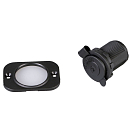 Купить Talamex 14504024 Круглая розетка 12V Черный  Black 7ft.ru в интернет магазине Семь Футов