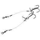 Купить Kinetic F607-007-195 Single Stinger Fluo Carbon Связанные Крючки 45 Mm Черный Black 4  7ft.ru в интернет магазине Семь Футов