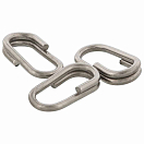 Купить Westin T78-215-190-UNIT Oval Разрезные кольца 10 единицы Black Nickel 8 mm 7ft.ru в интернет магазине Семь Футов