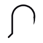 Mustad 10548NP-RD-8-U10 10548NP RD Крюк Серый  Red (10 pcs) 8 