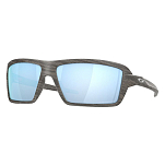 Oakley OO9129-0663 Cables Prizm Поляризованные Очки Woodgrain Prizm Polarized Deep Water/CAT3