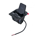 Купить Беспроводное зарядное устройство Scanstrut Aura SC-CW-12F 110x124мм 12/24В 10Вт IPX6 для телефона с магнитным креплением из черного пластика 7ft.ru в интернет магазине Семь Футов