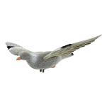 Eurohunt 510064 Голубь с крыльями-приманкой Серебристый Grey