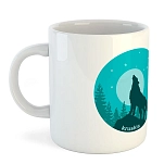 Kruskis 42611C378 Кружка Wolf Night 325ml  White