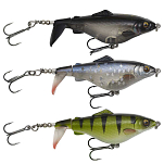 Savage gear SVS76785 3D Fat Smashtail Приманка для плавания 80 mm 12g Rudd