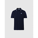 Купить North sails 692452-0802-XL Поло с короткими рукавами Collar W Striped In Contrast Голубой Navy Blue XL 7ft.ru в интернет магазине Семь Футов