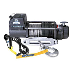 Superwinch SPW1595201 Tiger Shark 9500 4309kg 12V Электрическая лебедка с синтетическим канатом  Black / Grey 529 x 160 x 235 mm