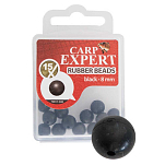 Carp expert 79017505 Круглые резиновые бусины Black 5 mm
