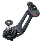 Harken 144 Ball Bearing Swivel Mainsheet Cam Base Черный Black / Silver / Grey / Red