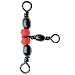 Expert predator 17730 Вертлюг Triple Beads 12 Единицы Red / Black 10x7x5 16 x 18