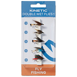 Kinetic E540-073-163 Wet Двойной крючок Fly Многоцветный Multicolour