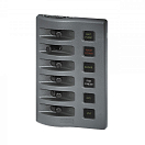 BLUE SEA 4307 Всепогодная панель управления / 6 секций