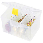 Plano 16PL3503 3503 Medium Spinner Bait Storage коробка Бесцветный 19 x 15 x 12 cm 