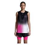 X-BIONIC CF-RTPTS25M-P124-XL базовый слой без рукавов CoreFusion Run Розовый Dot Fade / Neo Pink / White XL