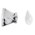 Plastimo 404964 Дверной стопор из нержавеющей стали Silver 38 x 40 x 70 mm