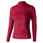 Lenz 244-30-s Базовый слой с длинным рукавом Merino 6.0 Turtle Neck Darkred 30x25x2