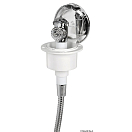 Купить Палубный душ Classic Evo с лейкой Mizar шлангом 2,5м из ПВХ и крышкой из хромированного пластика горизонтального монтажа, Osculati 15.250.06 7ft.ru в интернет магазине Семь Футов