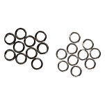 Savage gear 73955 Splitring Кольца Серебристый Grey 7 mm 