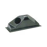 Вентиляционный задний ящик из черного АБС-пластика Ø75мм правый, Osculati 53.403.02