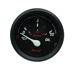 Индикатор давления масла Faria Pro Red Style 2" 14625 12В 10-180 Ом 0-10 бар черный/красный