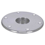 Zwaardvis ZWA64086 60 mm Опора опорной плиты стола заподлицо Серебристый Grey 176 x 146 mm