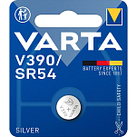 Varta 38552 V390 Кнопка Батарея Серебристый Blue