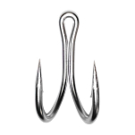 Sea monsters SMADI10 Двойной Inox Крюк Серебристый Silver 1/0 