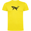 Купить Kruskis CA65500203K210 Футболка с коротким рукавом Whale Tribal Желтый Yellow M 7ft.ru в интернет магазине Семь Футов