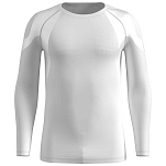Odlo 195972-10000-M Базовый слой с длинным рукавом Active Spine Light Белая White M