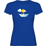 Kruskis 11502241lk199 Футболка с коротким рукавом Paper Boat Blue 30x25x2