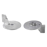 Super marine ANO325 BRP OMC 40-70HP Триммер. цинковый анод  Grey