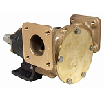 Jabsco 52220-0011 Бронзовая крыльчатая помпа размер 200, подшипниковый узел/стойка, квадратные фланцевые соединения с внутренним диаметром 41 мм, 1/1, NEO