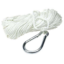 Купить Seachoice 50-40221 Solid 30 Braided Nylon Rope Белая  30 m 5.0 mm  7ft.ru в интернет магазине Семь Футов